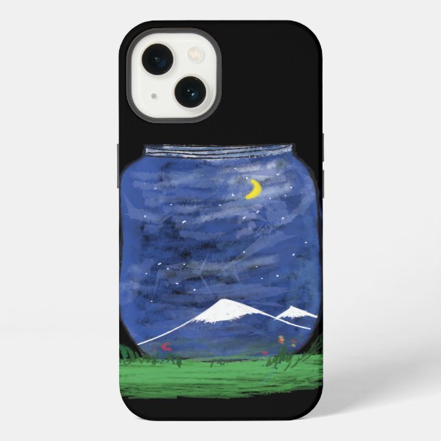 Coque iPhone Pot à étoiles (Verso)
