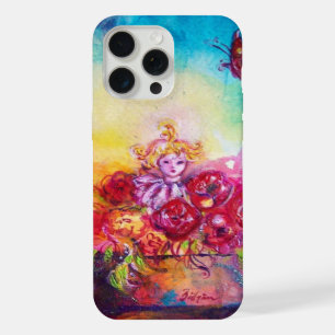 COQUE iPhone 15 PRO MAX POUCE ,PANIER DE FLEURS ET PAPILLON