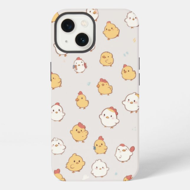 Coque iPhone Poulet mignon  (Verso)