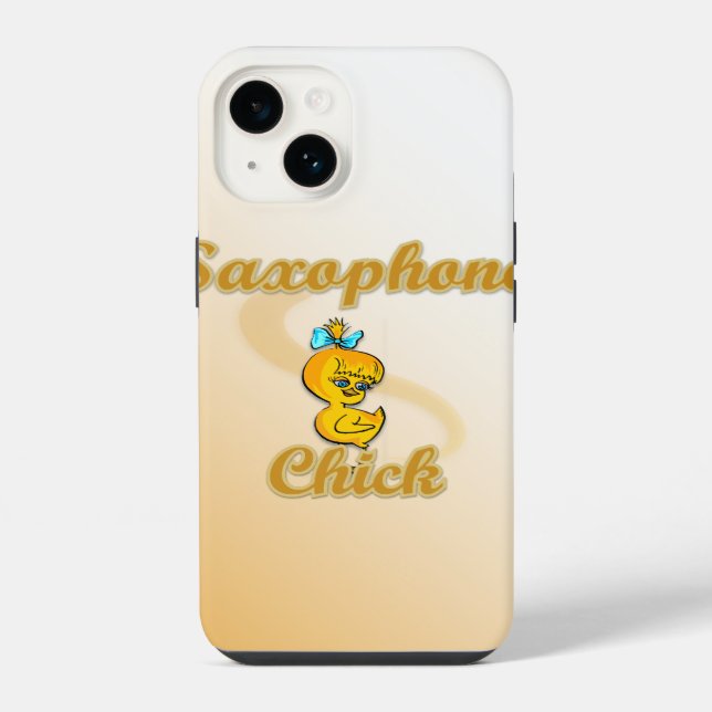 Coque iPhone Poulet Saxophone (Verso)
