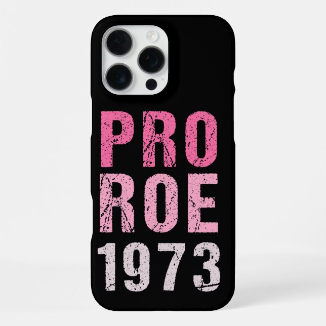 Coque iPhone Pour Roe 1973 (Verso)