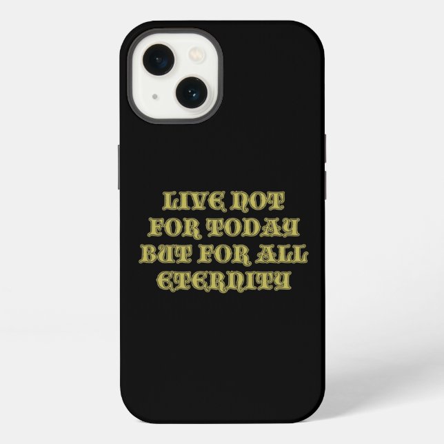 Coque iPhone "Pour toute éternité" (Verso)