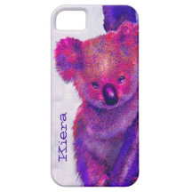 coque iphone pourpre de koala