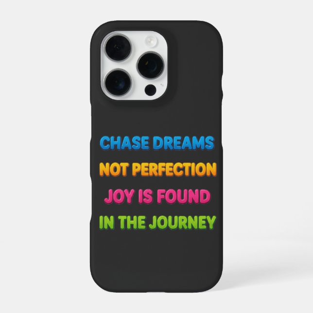 Coque iPhone Poursuivre les rêves (Verso)