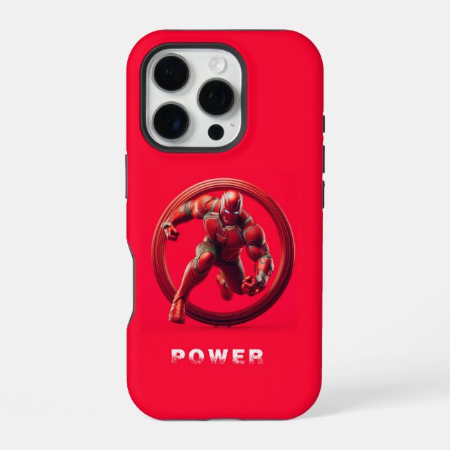 Coque iPhone Poussée de puissance (Verso)