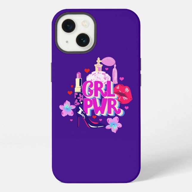Coque iPhone Pouvoir des filles (Verso)