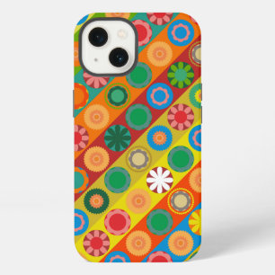 Etui iPhone 13 Pouvoir des fleurs en rangées