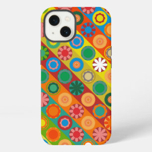 Etui iPhone 13 Pouvoir des fleurs en rangées