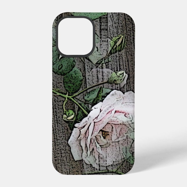 Coque iPhone Power Bank rose (Verso)