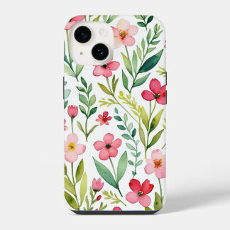 Coque Pour iPhone 14 Prairie de fleurs sauvages