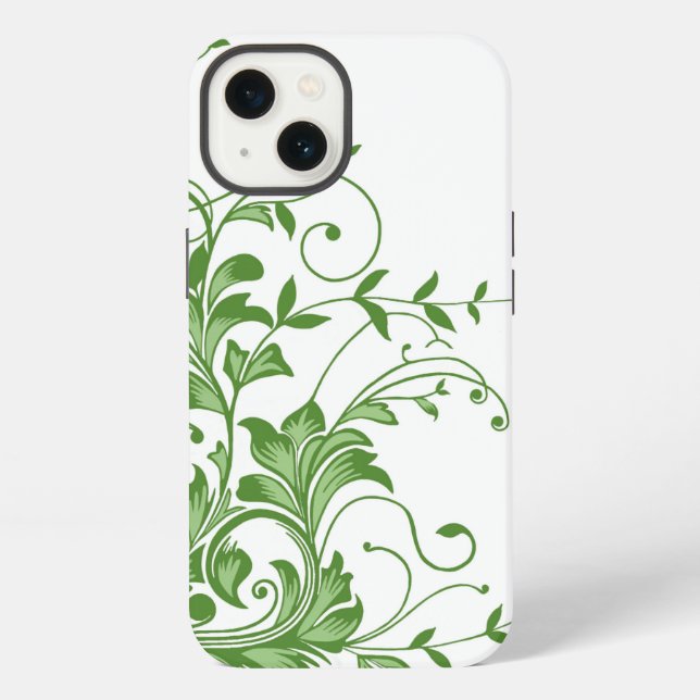 Coque iPhone Prairie printanière (Verso)