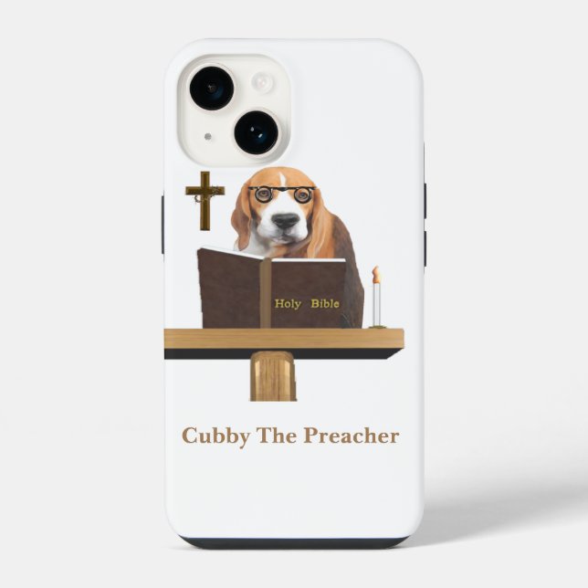 Coque iPhone Prêcheur de chien (Verso)