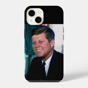 Coque Pour iPhone 14 Président américain John F. Kennedy dans le Bureau