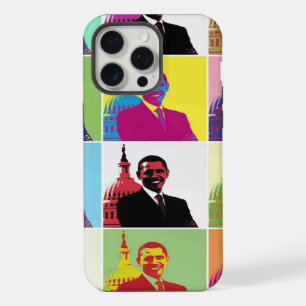 Coque iPhone 15 Pro Max Président Obama Pop Art