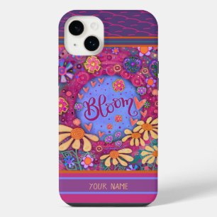 Pretty Pink Floral Bloom Hearts Inspirivité Nom