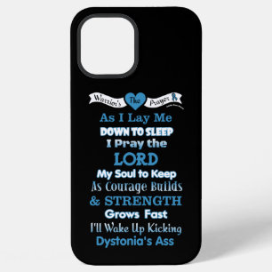 Coque iPhone 12 Pro Max Prière du guerrier...Dystonie