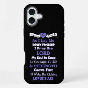 Coque iPhone 16 Plus Prière du guerrier...Lupus