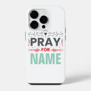 Coque Pour iPhone 14 Plus Priez Pour : Ensemble dans la Solidarité