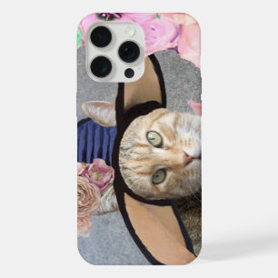 COQUE iPhone 15 PRO MAX PRINCESS TATUS /ELEGANT CAT, GRAND DIVA CASQUETTE