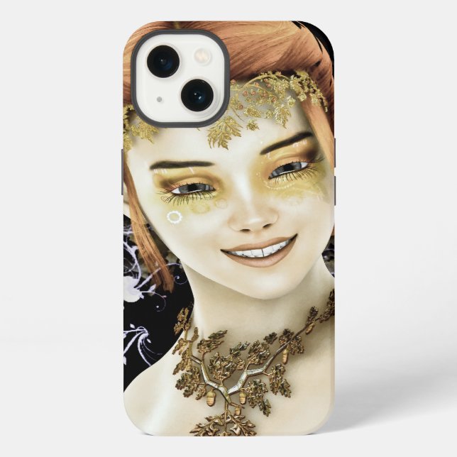 Coque iPhone Princesse d'Automne (Verso)