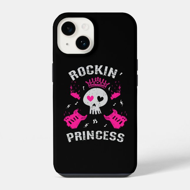 Coque iPhone Princesse Rockin' (Verso)