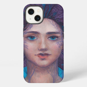 Etui iPhone 13 Printemps, déesse du printemps, art surréaliste fa
