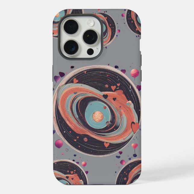 Coque iPhone 💖🌠 "Pris dans votre orbite" (Verso)
