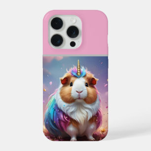 Coque iPhone 15 Pro Prism Pigtail: La Licorne Radieuse en Cochon d'Ind