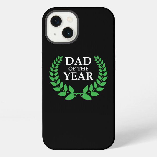 Coque iPhone Prix du Papa de l'Année (Verso)