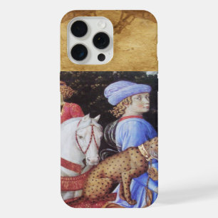 Coque iPhone 15 Pro Max Procession de Magus Melchior, Cheval, Chat sauvage