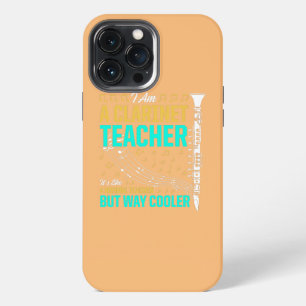 Etui iPhone 13 Pro Max Professeur de clarinette pour hommes C'est comme u