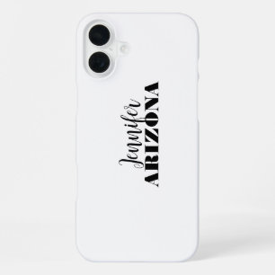 Coque iPhone 16 Plus Professionnel élégant moderne minimaliste uni
