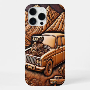 Coque iPhone 16 Pro Max Promenade de rêve avec une muscle car des années 8