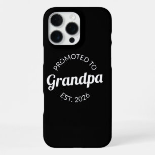 Coque iPhone 16 Pro Max Promu À Grand-Père Est. 2026 I