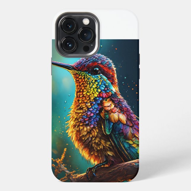Coque iPhone Protecteur de perroquet coloré" (Verso)