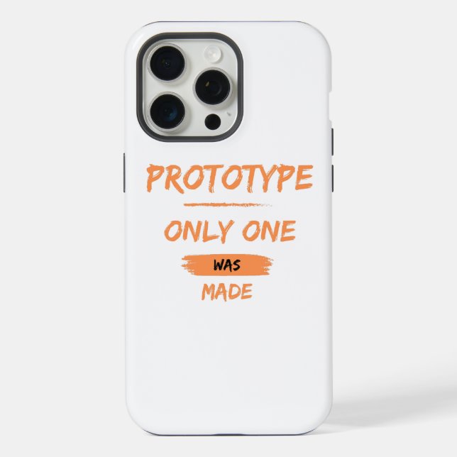 Coque iPhone prototype, un seul a été fait (Verso)