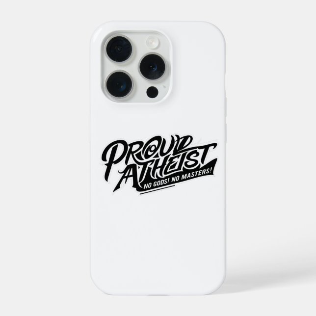 Coque iPhone Proud Atheist (Verso)