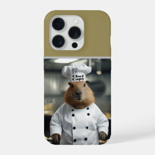 Coque iPhone 15 Pro Prouesse en Pâtisserie : Le Capybara Culinaire