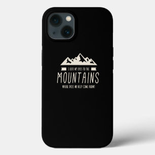 Etui iPhone 13 Psaume 121 Verset de la Bible chrétienne de montag