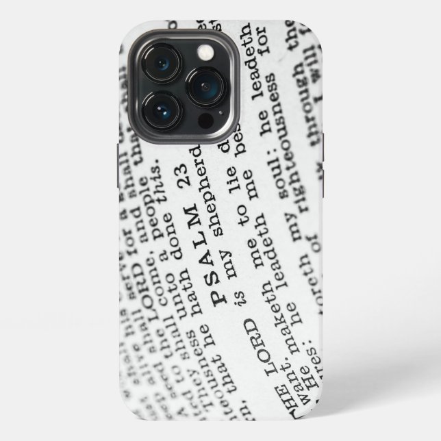 Coque iPhone Psaume 23 (Dos)