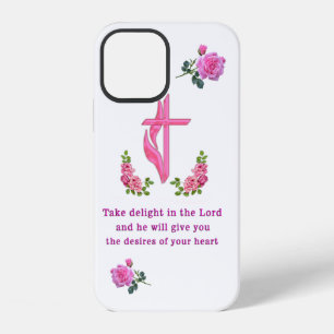 Coque iPhone 12 Psaumes 37:4