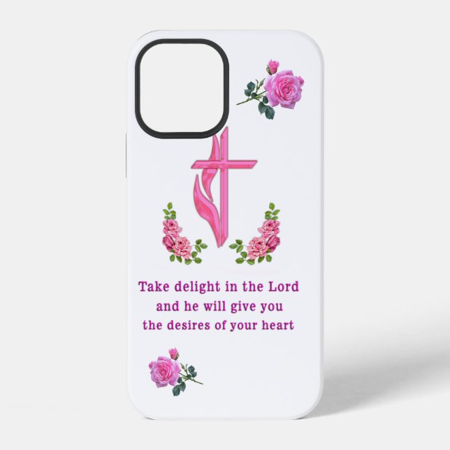Coque iPhone Psaumes 37:4  (Verso)