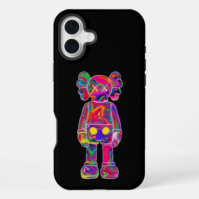Coque iPhone Psychedelic Kaw (Verso)