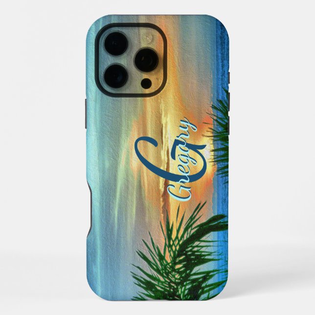 Coque iPhone Puerto Sunset 1557 (Verso)
