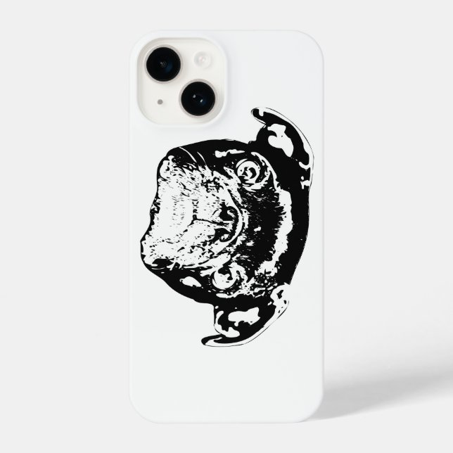 Coque iPhone Pug Spirit Holiday Case (Verso)
