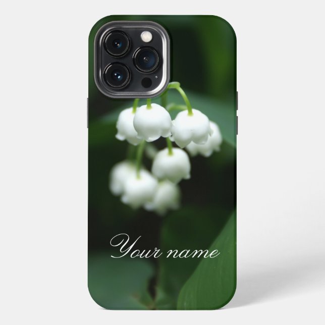 Coque iPhone Puissent des lis blancs (Verso)