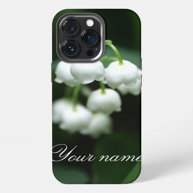 Coque iPhone Puissent des lis blancs (Dos)