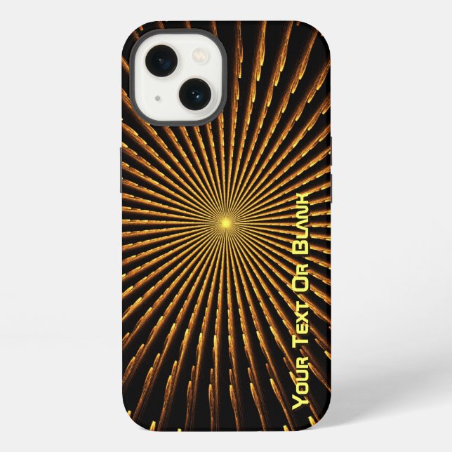 Coque iPhone Pulsar fractal (Verso)