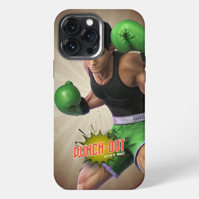 Coque iPhone Punch Out (Sport de boxe) | (Verso)