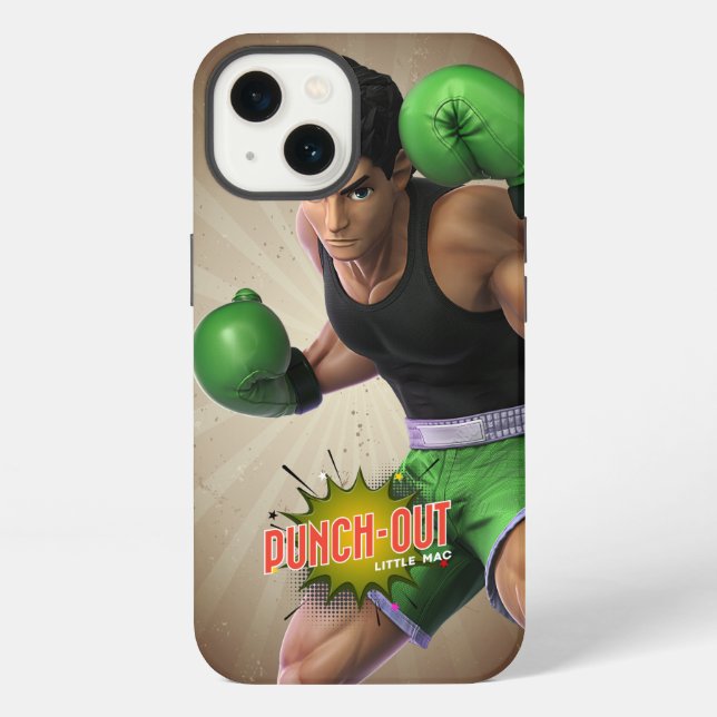 Coque iPhone Punch Out (Sport de boxe) | (Verso)